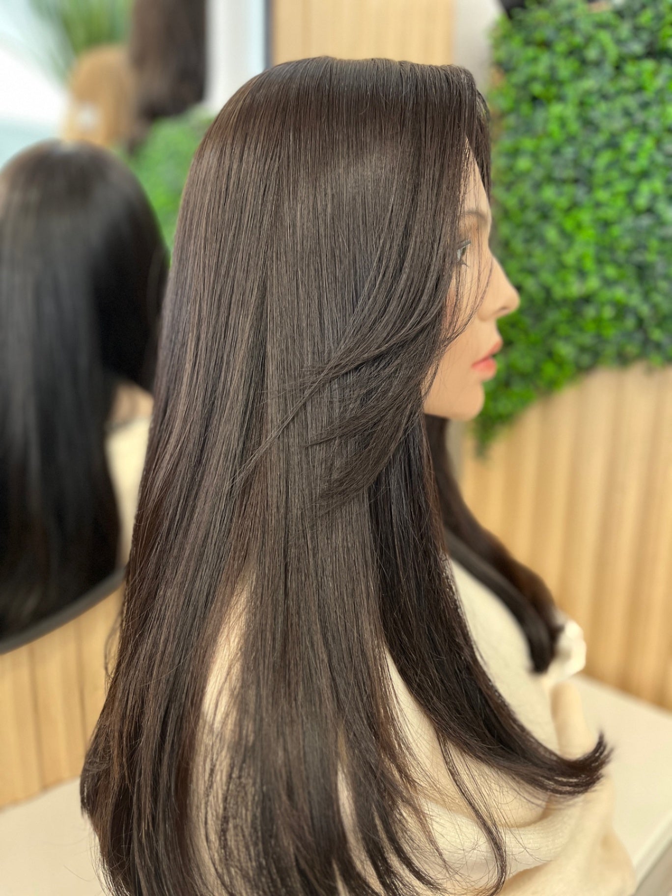 18" French top wig