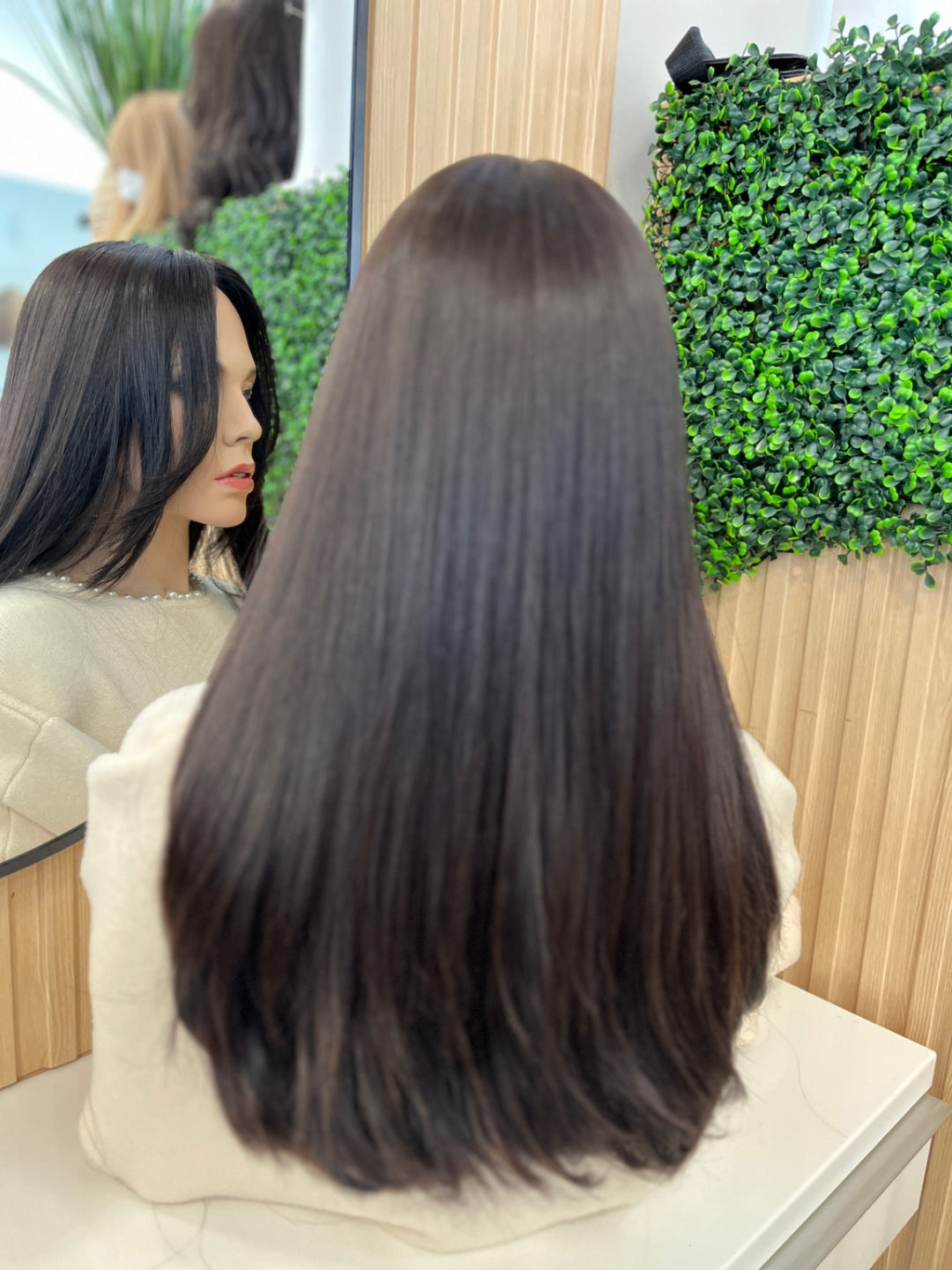 18" French top wig