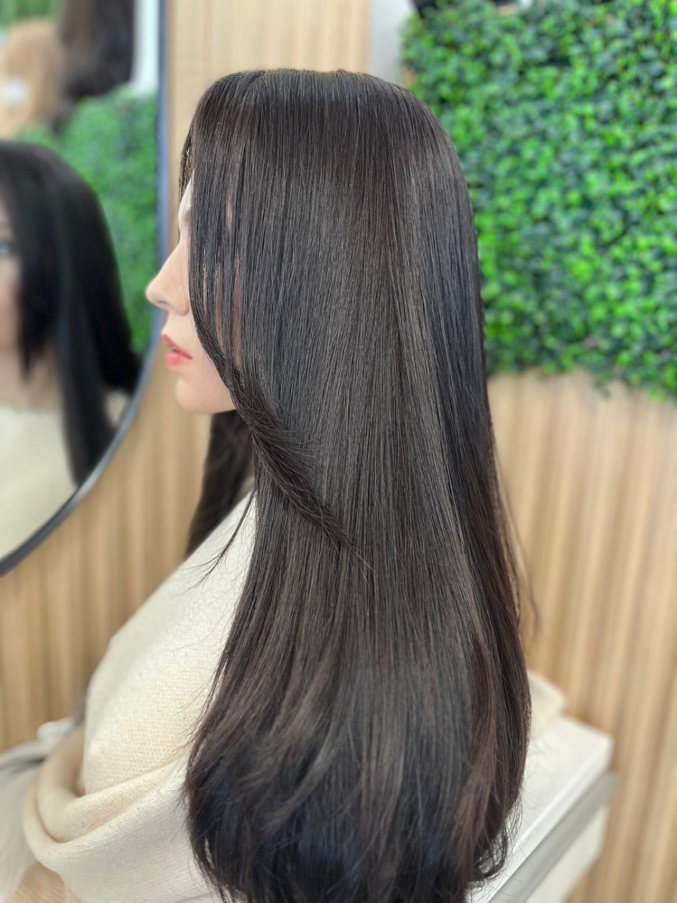 18" French top wig
