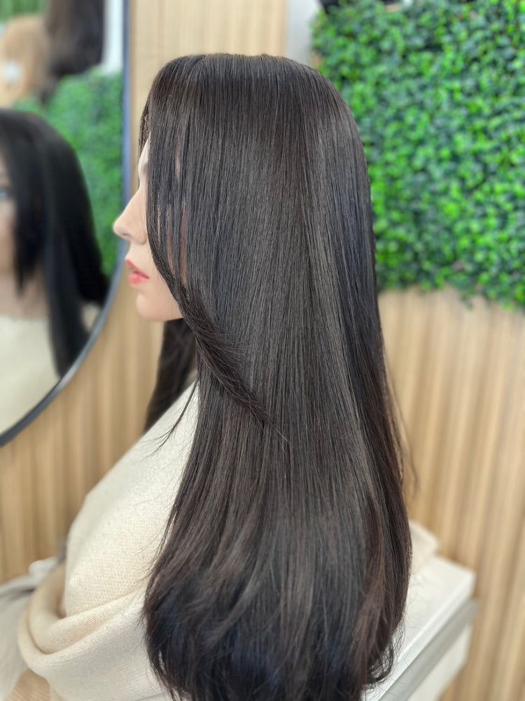 18" French top wig