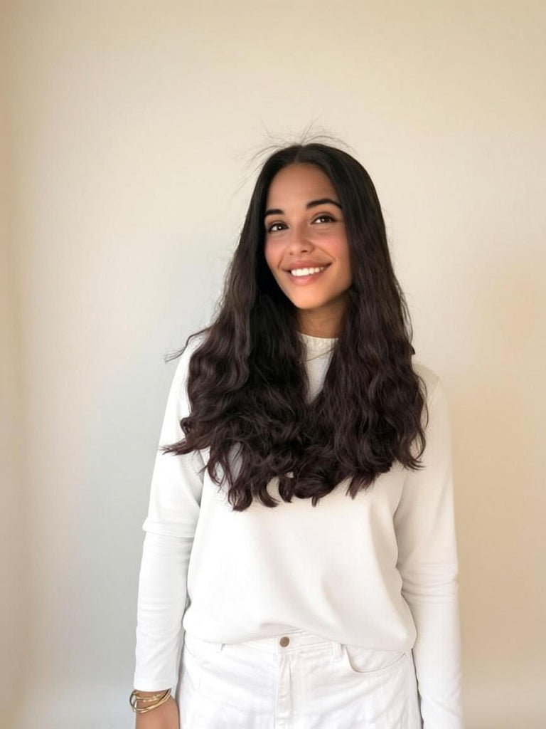 Tuni Lace Top Wig - #3 - Dark Brown w/ Reddish Tones