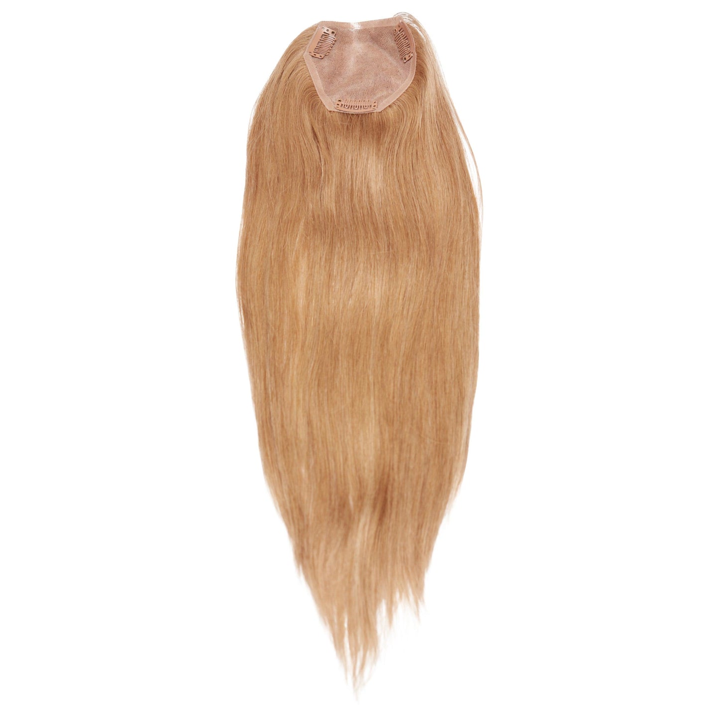 #10-6-8 - Light Brown W- Blond Highlights MINI TOPPER - Fortune Wigs
