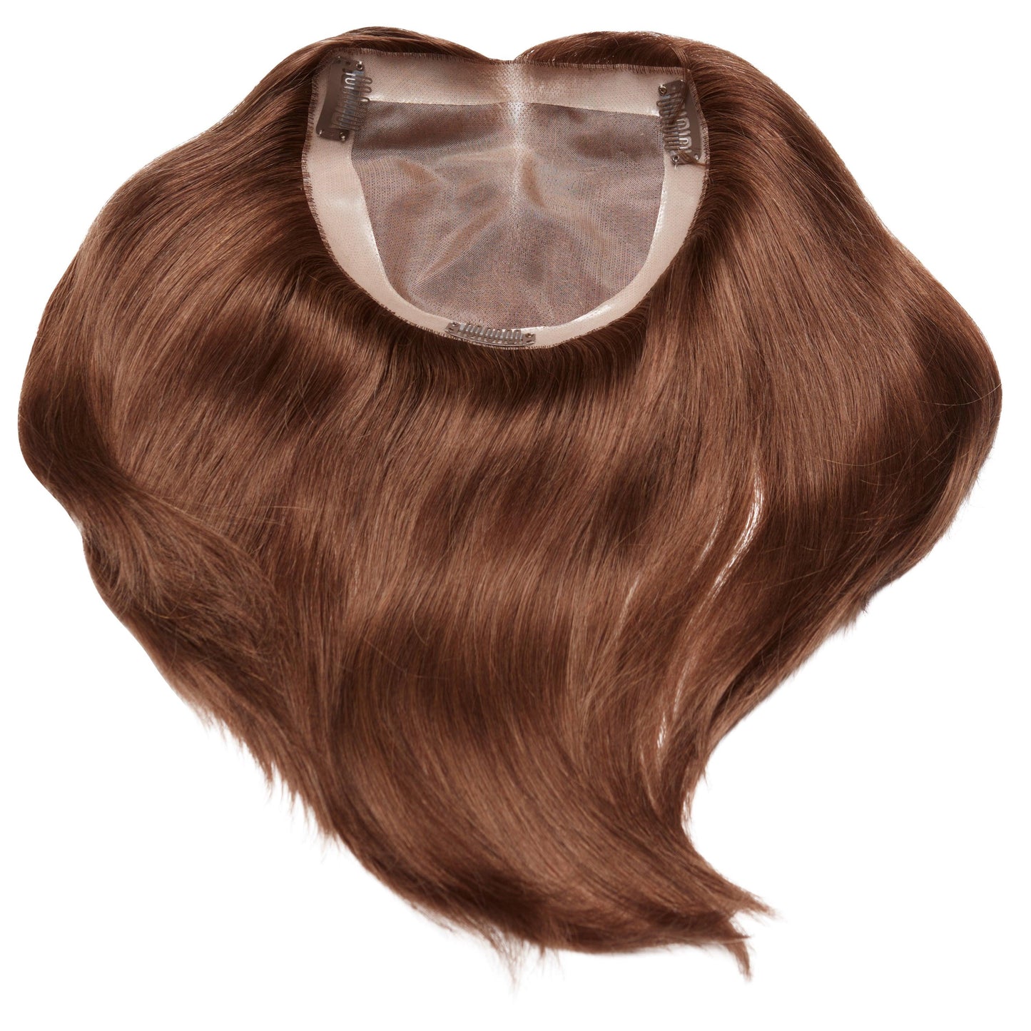 #10-6-8 - Light Brown+Blonde MONO TOPPER - Fortune Wigs