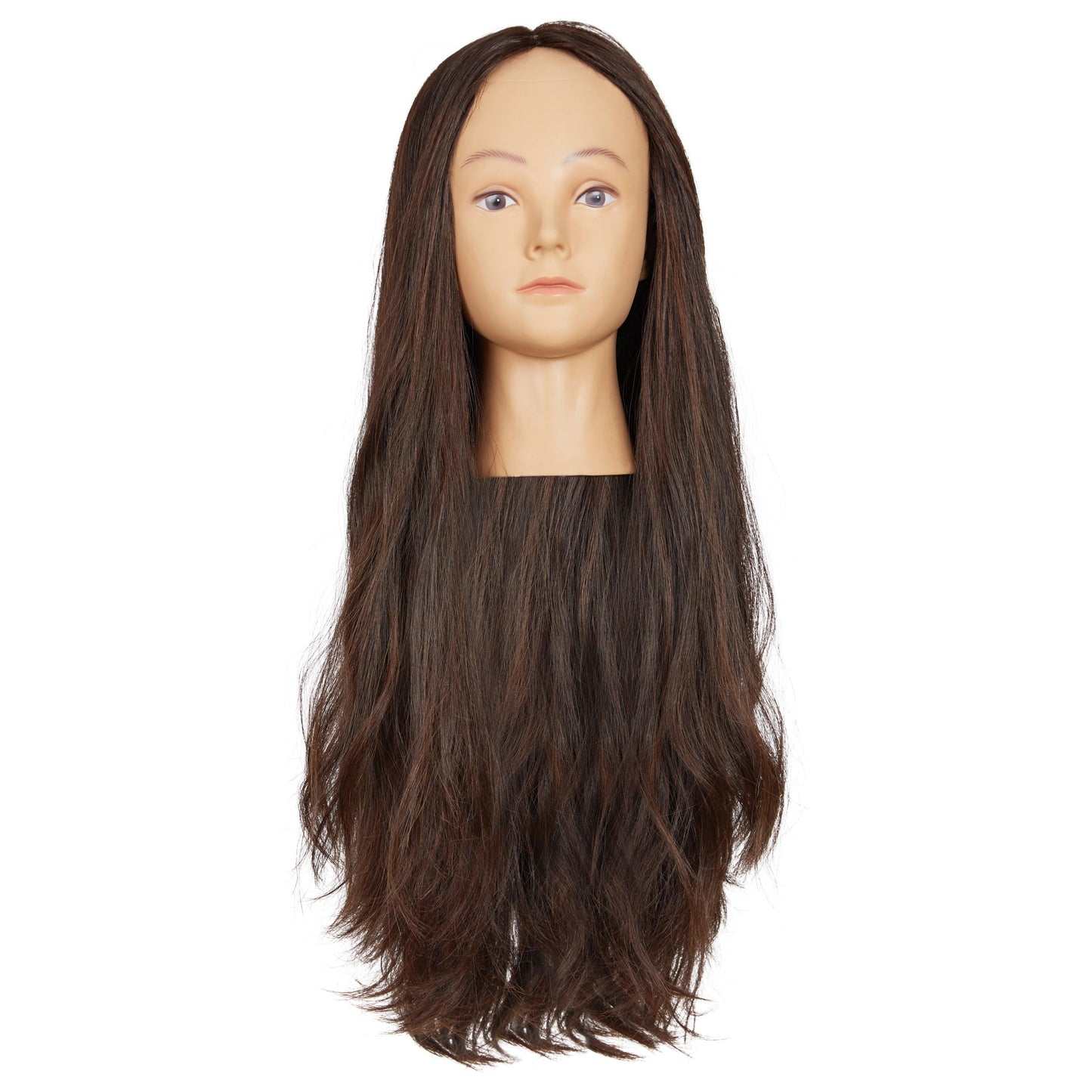 #2-7 DARK BROWN CARAMEL SILK FRENCH TOP WIGS - Fortune Wigs