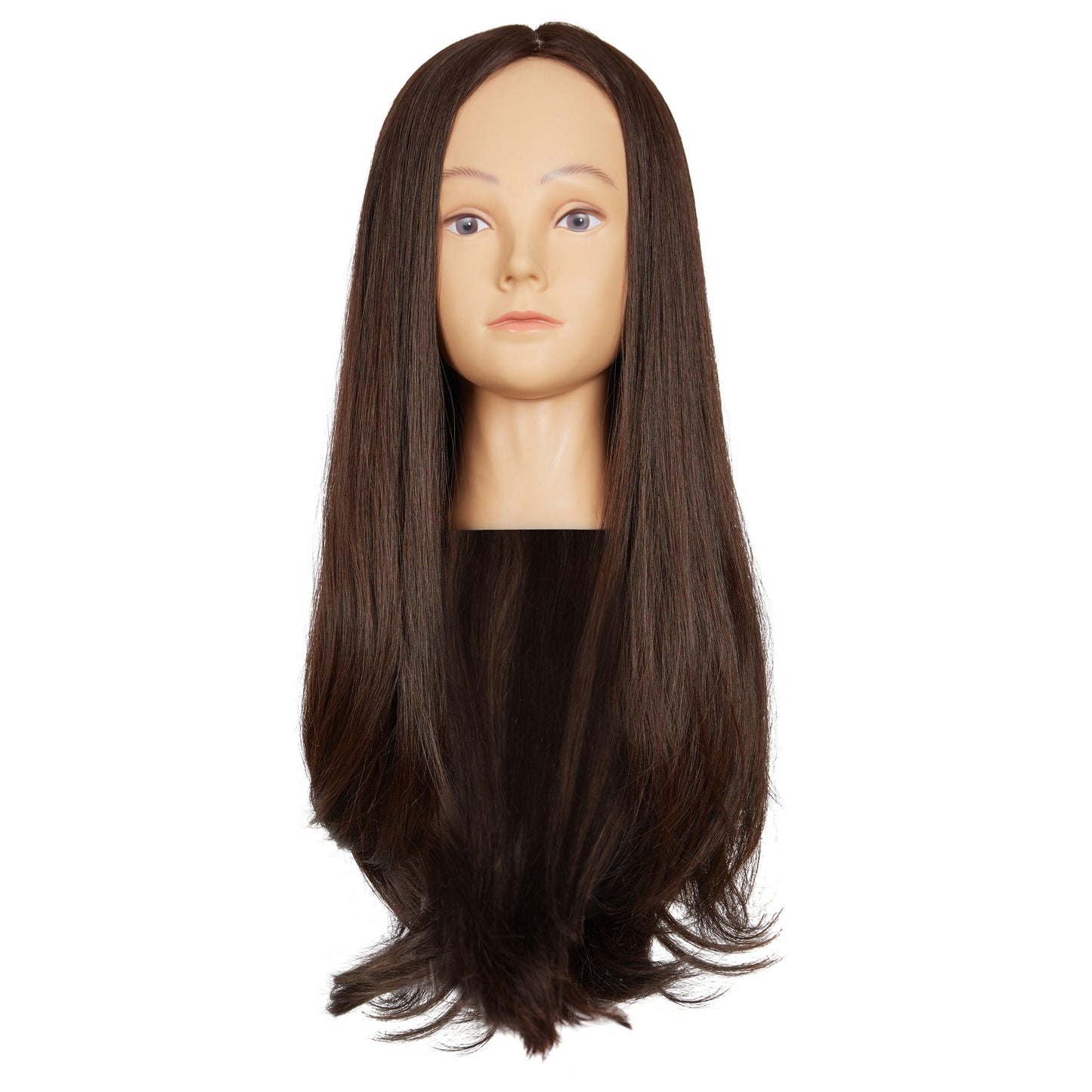 #4-6 DARK/ MEDIUM BROWN SILK FRENCH TOP WIGS - Fortune Wigs