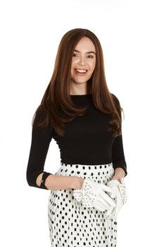 #2-12 DARK BROWN+BLONDE LACE TOPPER - Fortune Wigs