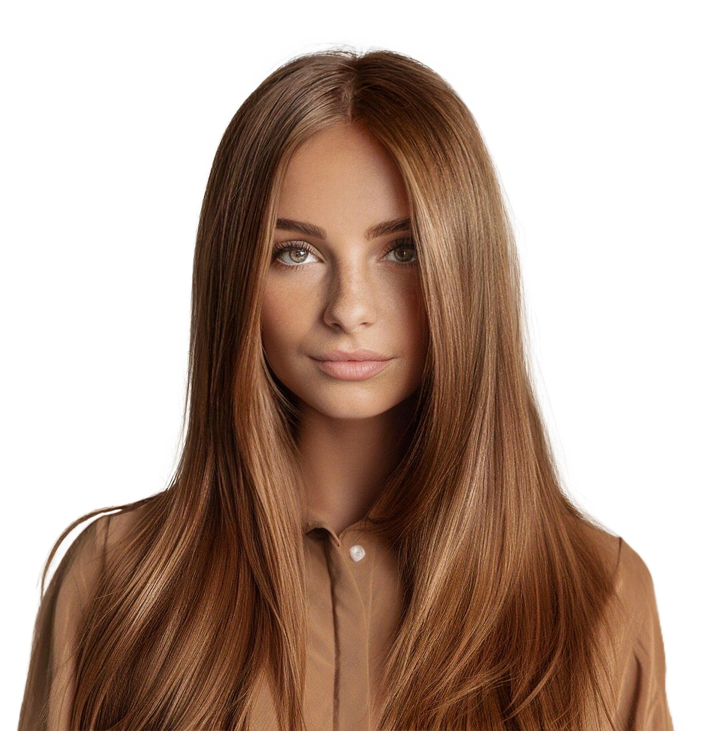 #10-6-8 - Medium Brown+Blonde LACE TOPPER - Fortune Wigs
