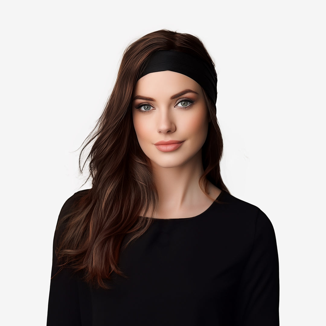 Band Fall Wig - #2-7 - Dark Brown W/ Caramel Highlights