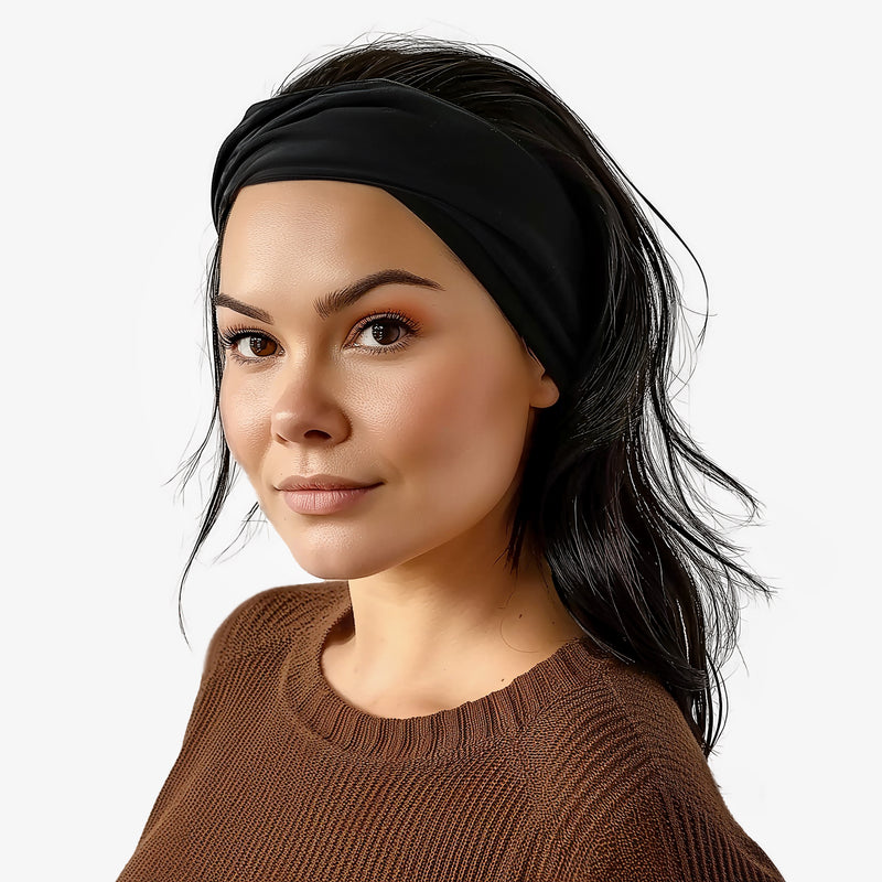 Band Fall Wig - #1B - Darkest Brown