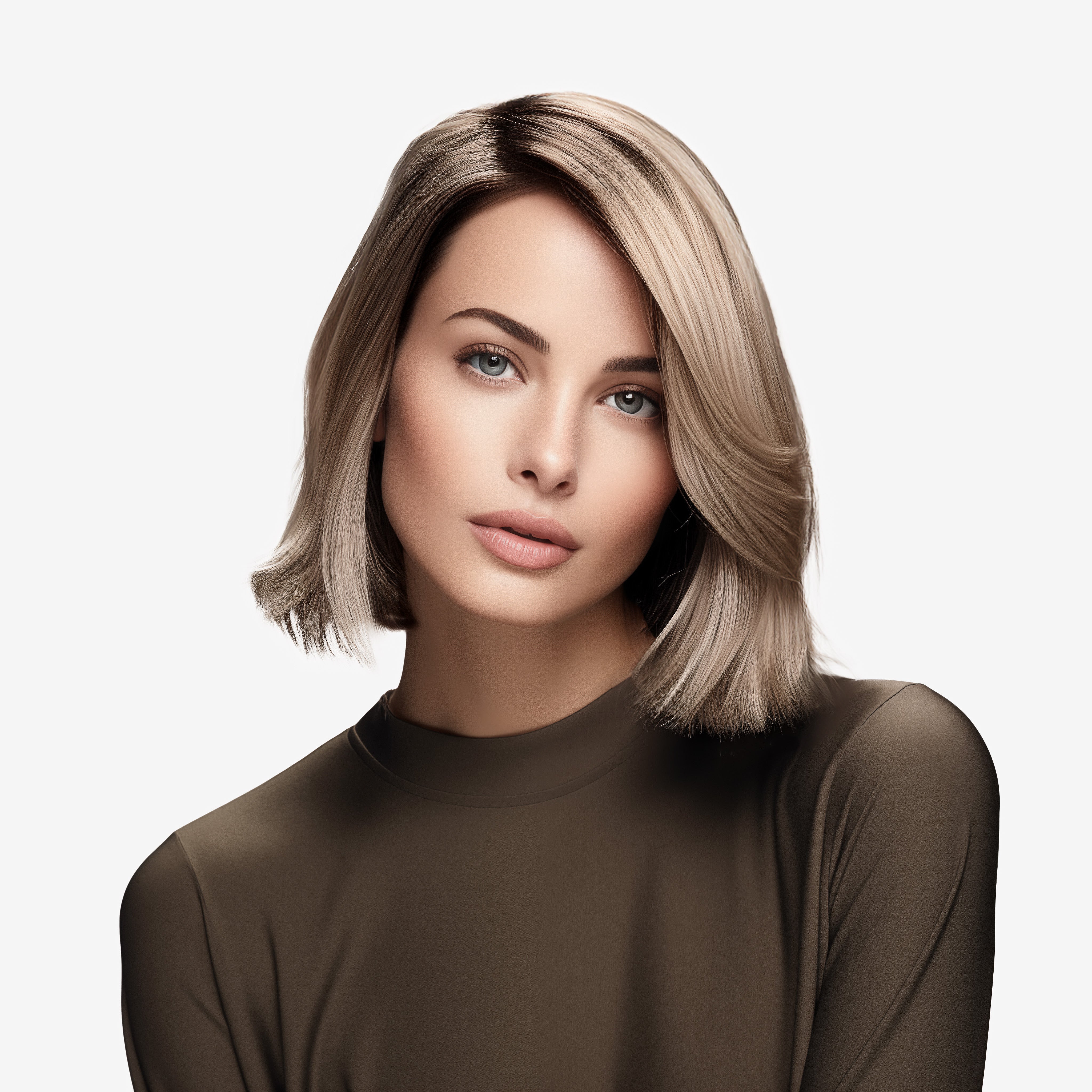 Silk French Top Wig - #6-613 - Platinum Blond