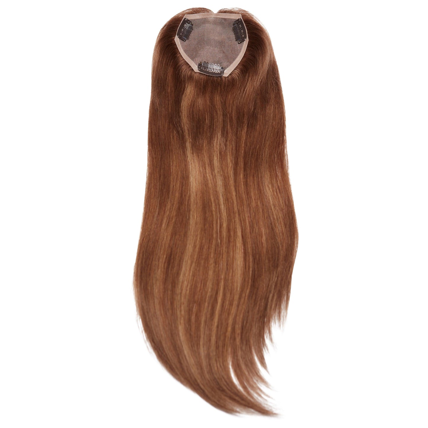 #6-613 Platinum Blond - Medium Brown MONO TOPPER