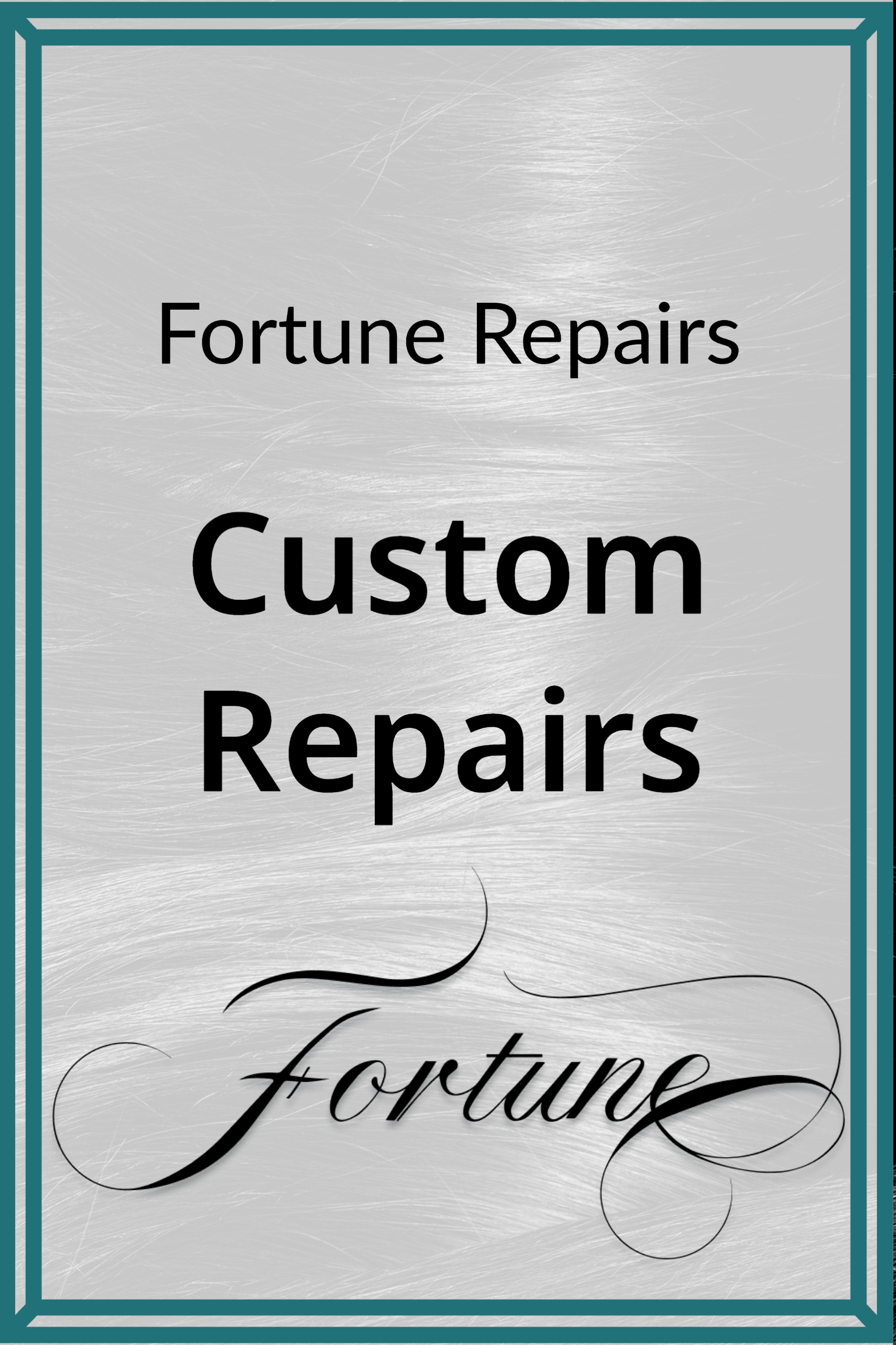 Custom Repairs - Fortune Wigs