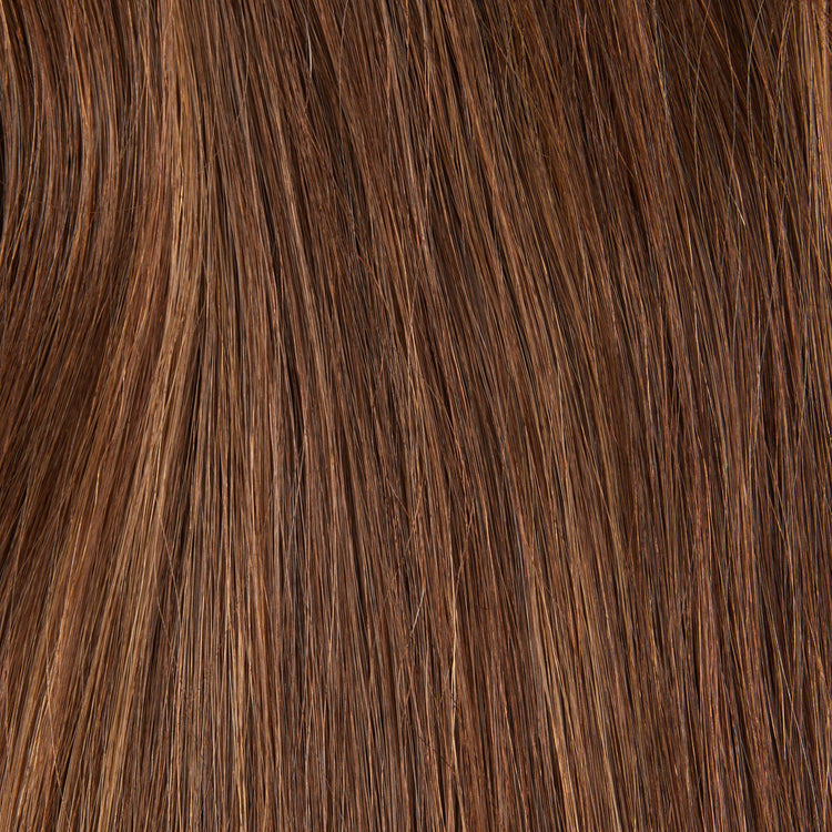 #10-6-8 - Light Brown W- Blond Highlights MINI TOPPER - Fortune Wigs