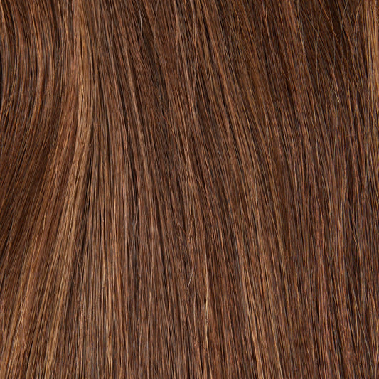 #10-6-8 - Light Brown W- Blond Highlights CVP - Fortune Wigs