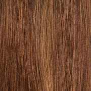 Close-up of hair in #12-8 Dirty Blond / Ash Blond Highlights.