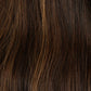Dark Brown W/ Blond Highlights #2-12 Hair Extension