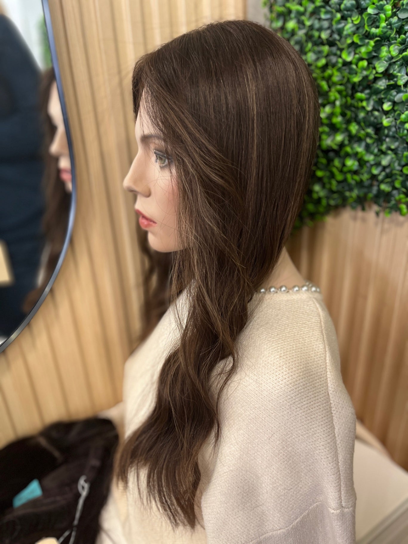 20" Lace Topper Brown