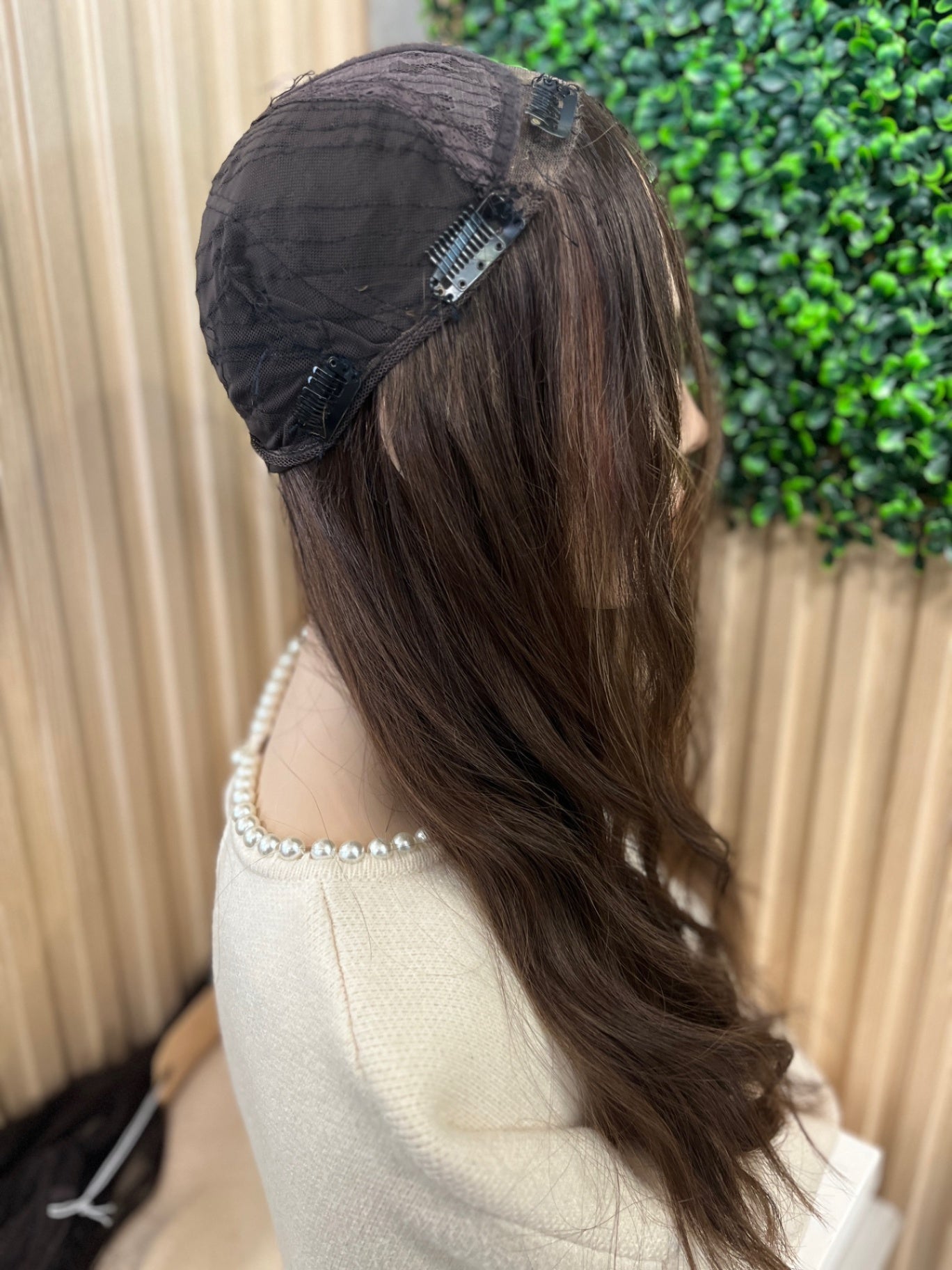 20" Lace Topper Brown