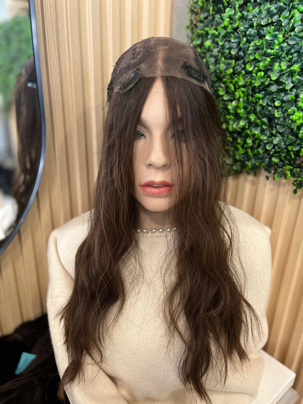 20" Lace Topper Brown