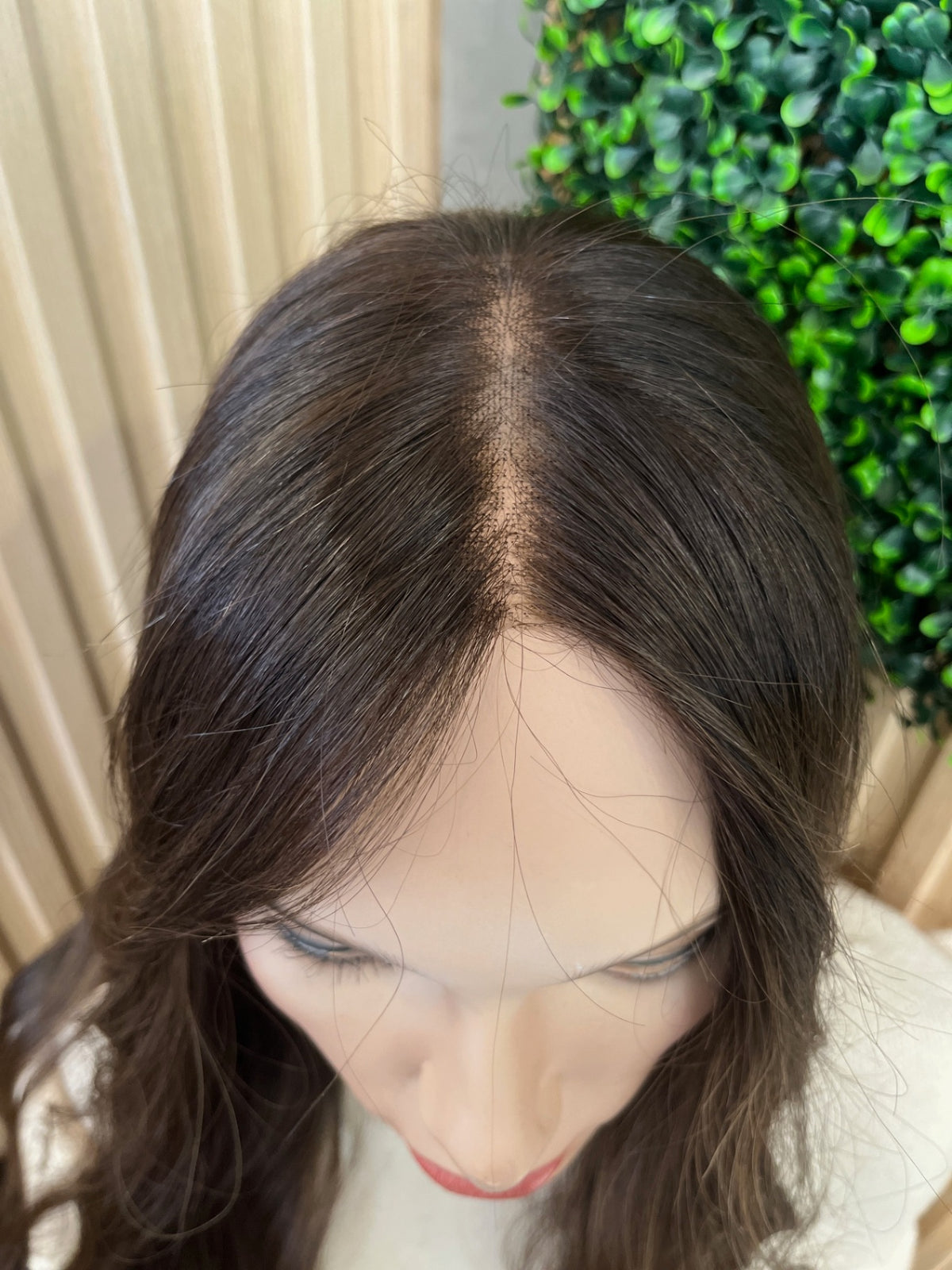 20" Lace Topper Brown