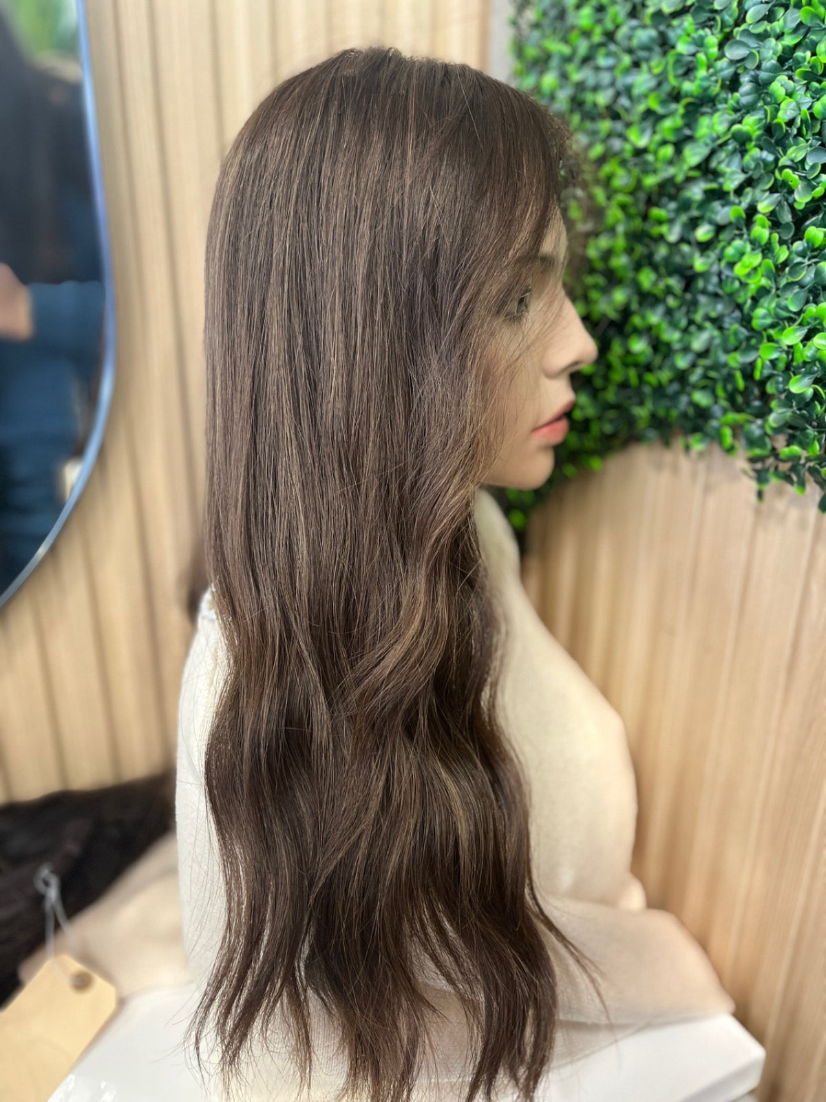 20" Lace Topper Brown