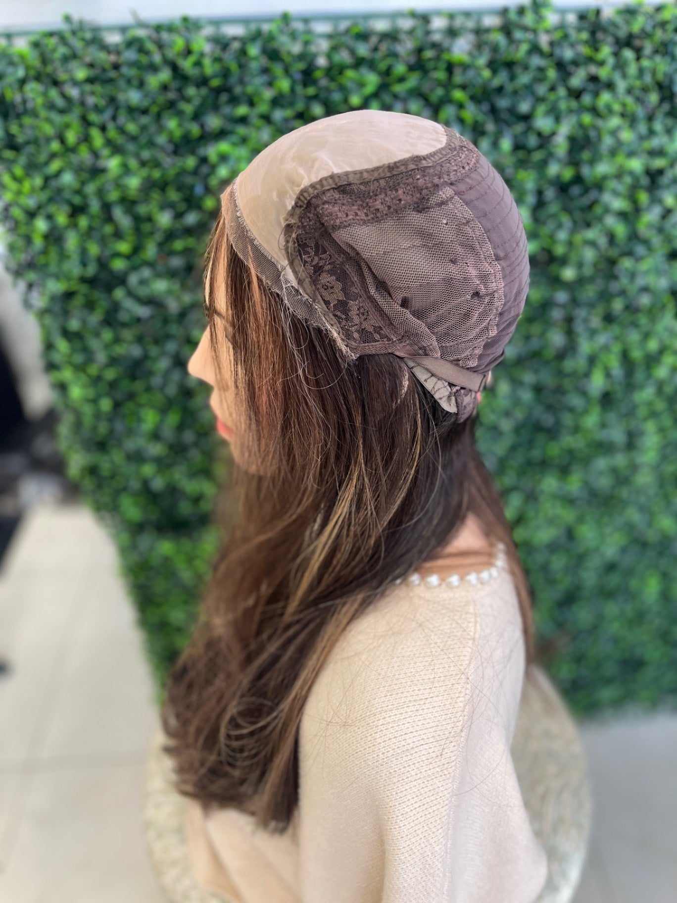 21" cue lace top lined