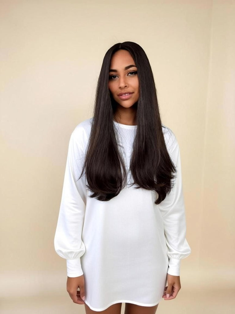 #2 Silk French Top Wig Model