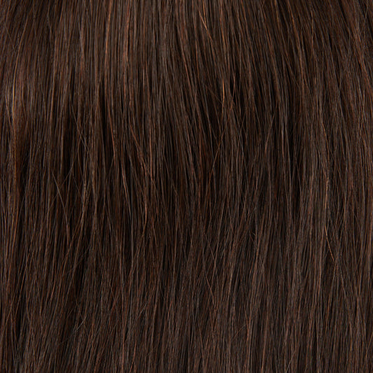 #4 MEDIUM/DARK BROWN SILK FRENCH TOP WIGS - Fortune Wigs