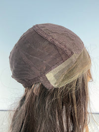 Inside of the Tuni wig cap, side view showing the front edge.