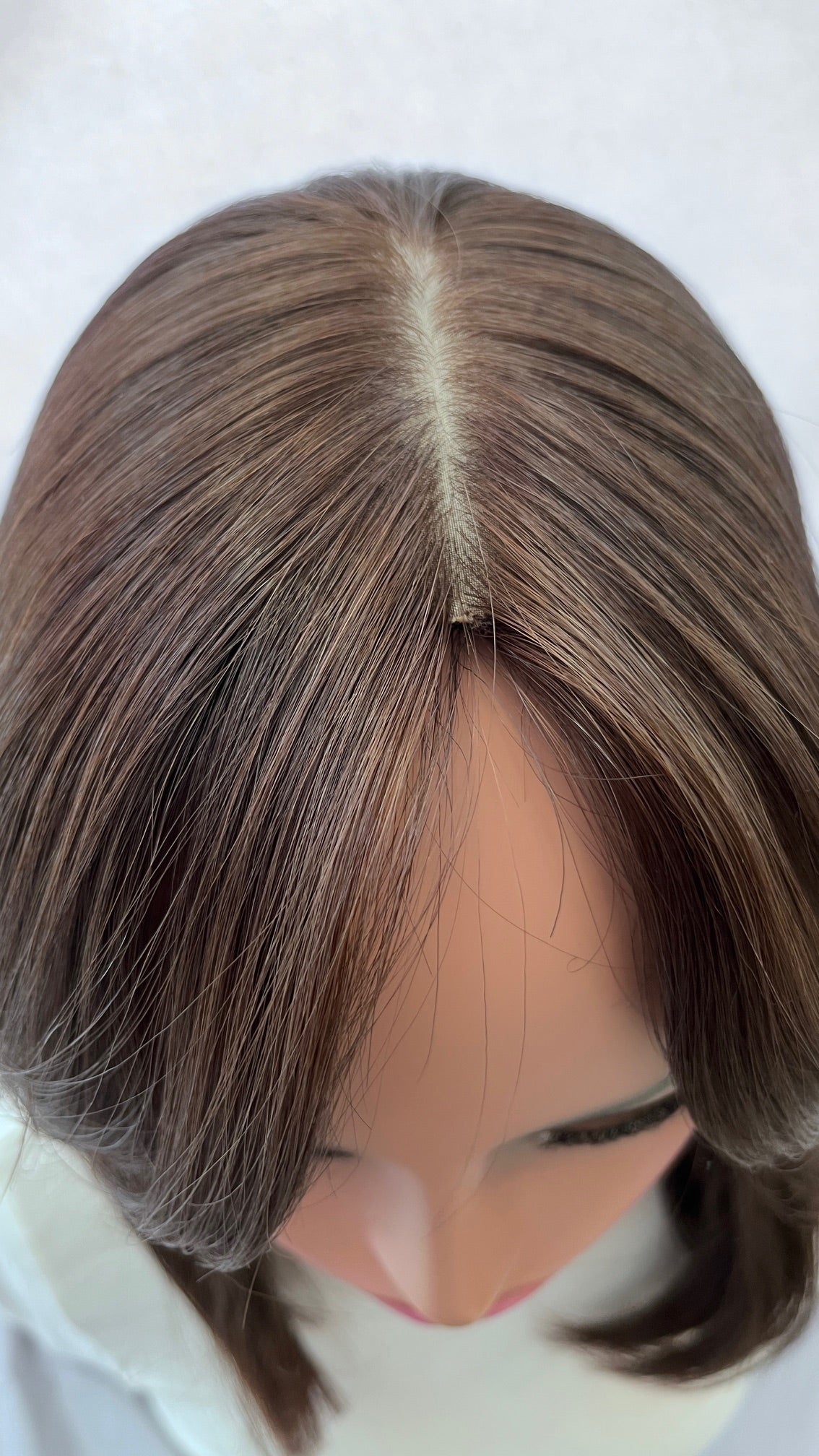 14" Wig With Curtain Bangs