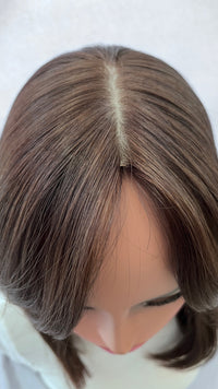 14" Wig With Curtain Bangs