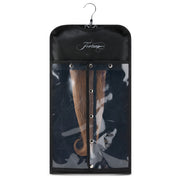 Canvas | Black Wig Travel Bag with Dual-Use Hanger