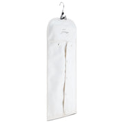 Faux Leather | White Wig Travel Bag with Dual-Use Hanger