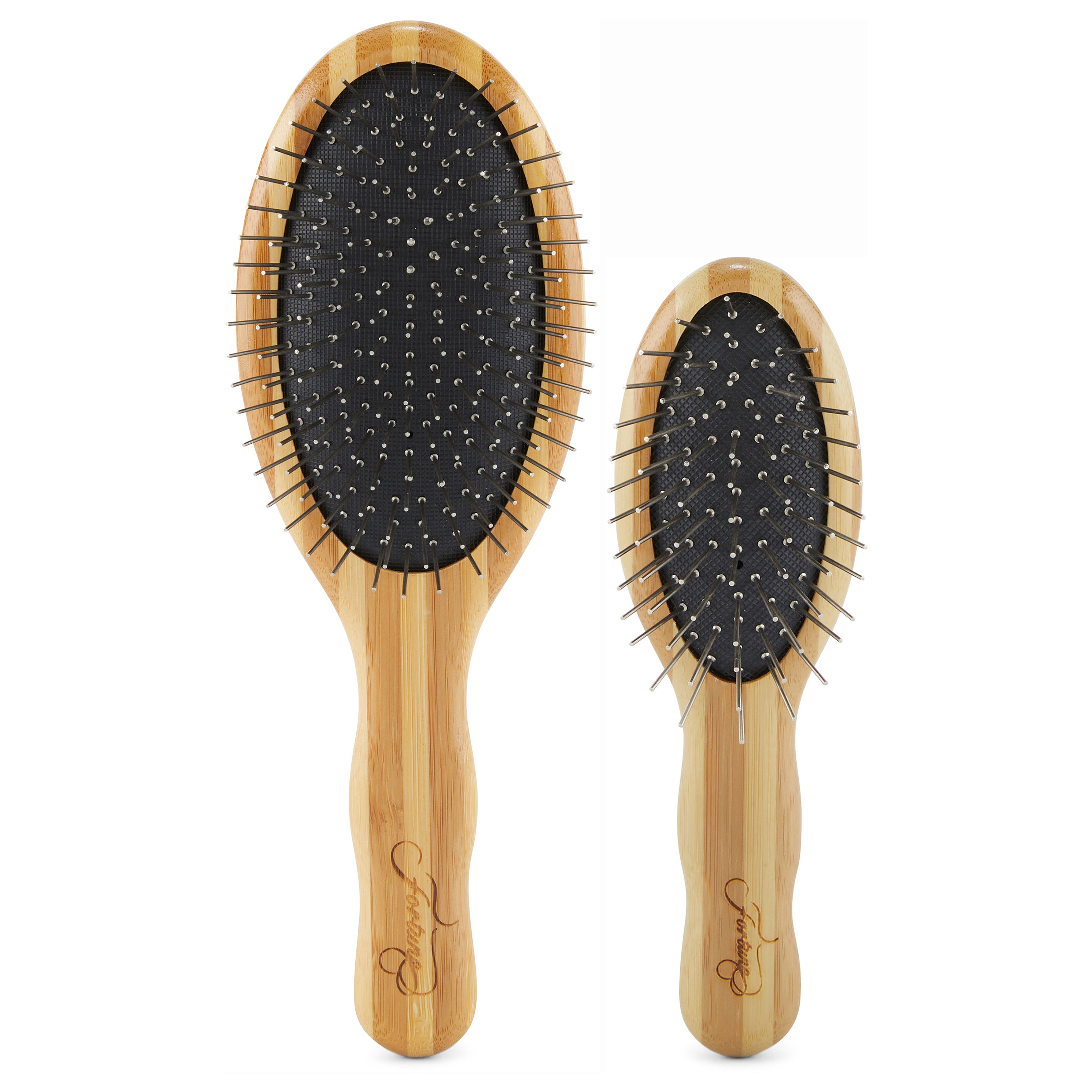 Travel Size Easy Glide Bamboo Detangle Brush By Fortune