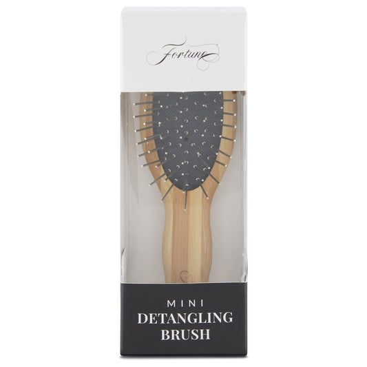 Travel Size Easy Glide Bamboo Detangle Brush By Fortune