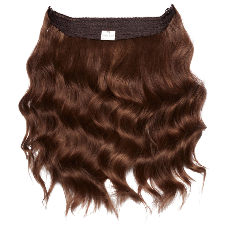 #10-6-8 LIGHT BROWN+BLONDE HALO EXTENSION - Fortune Wigs