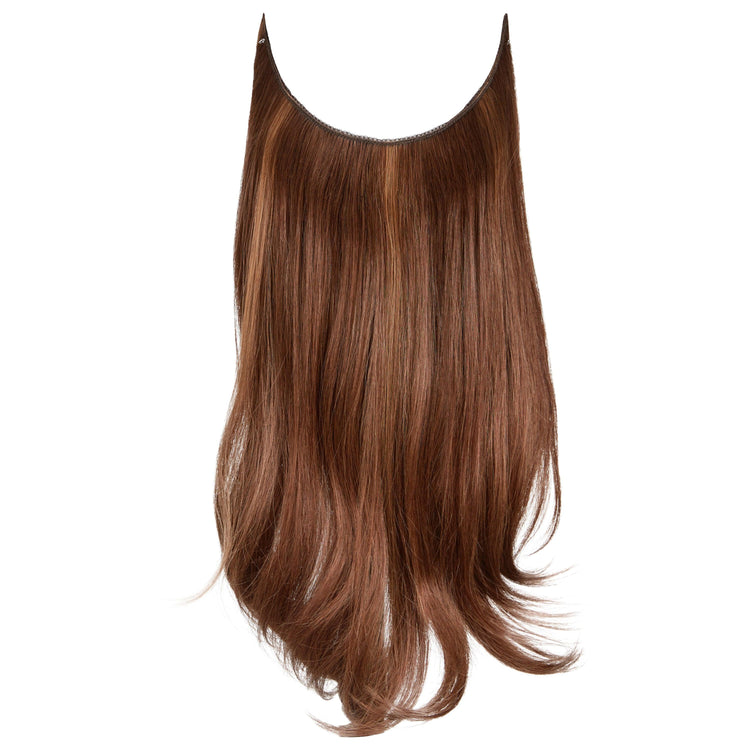 #12-8 DIRTY BLONDE+ASH HALO EXTENSION - Fortune Wigs