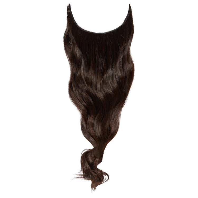 #3 DARK BROWN+REDDISH HALO EXTENSION - Fortune Wigs