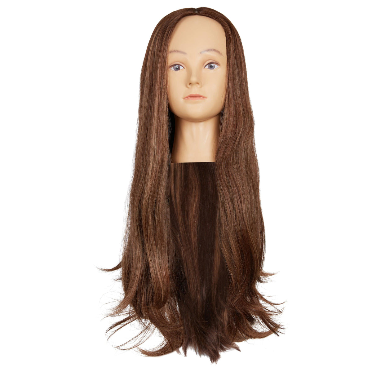 #6-8 MEDIUM BROWN SILK FRENCH TOP WIGS - Fortune Wigs