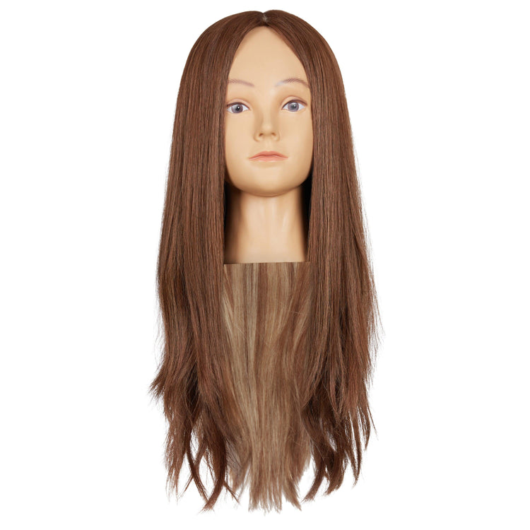 #12-8 DIRTY BLONDE+ASH SILK FRENCH TOP WIGS - Fortune Wigs