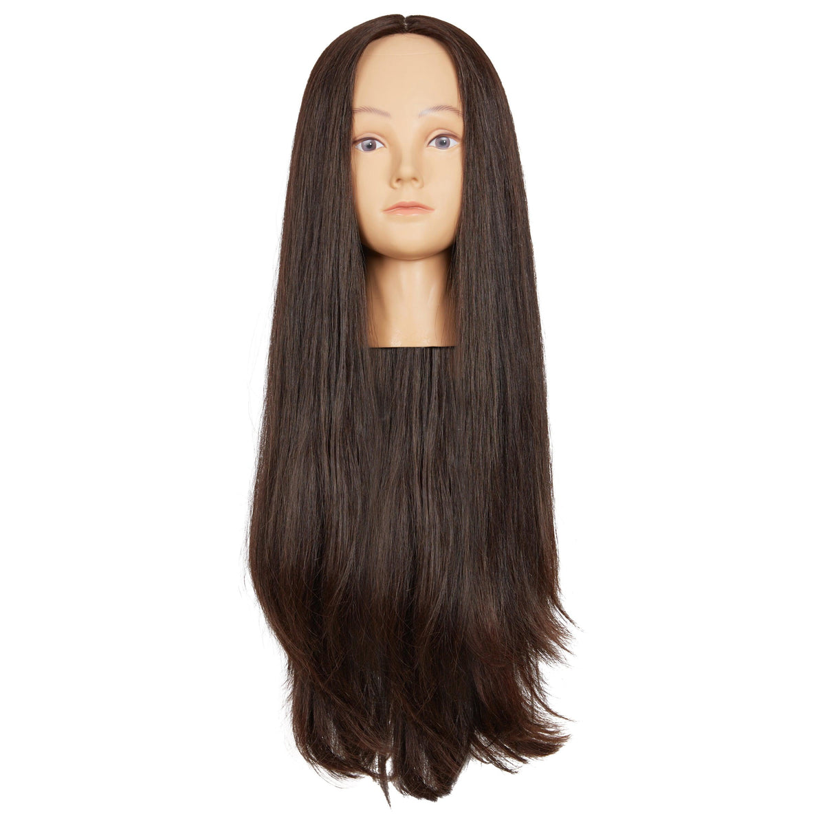 #2 DARK BROWN SILK FRENCH TOP WIGS - Fortune Wigs