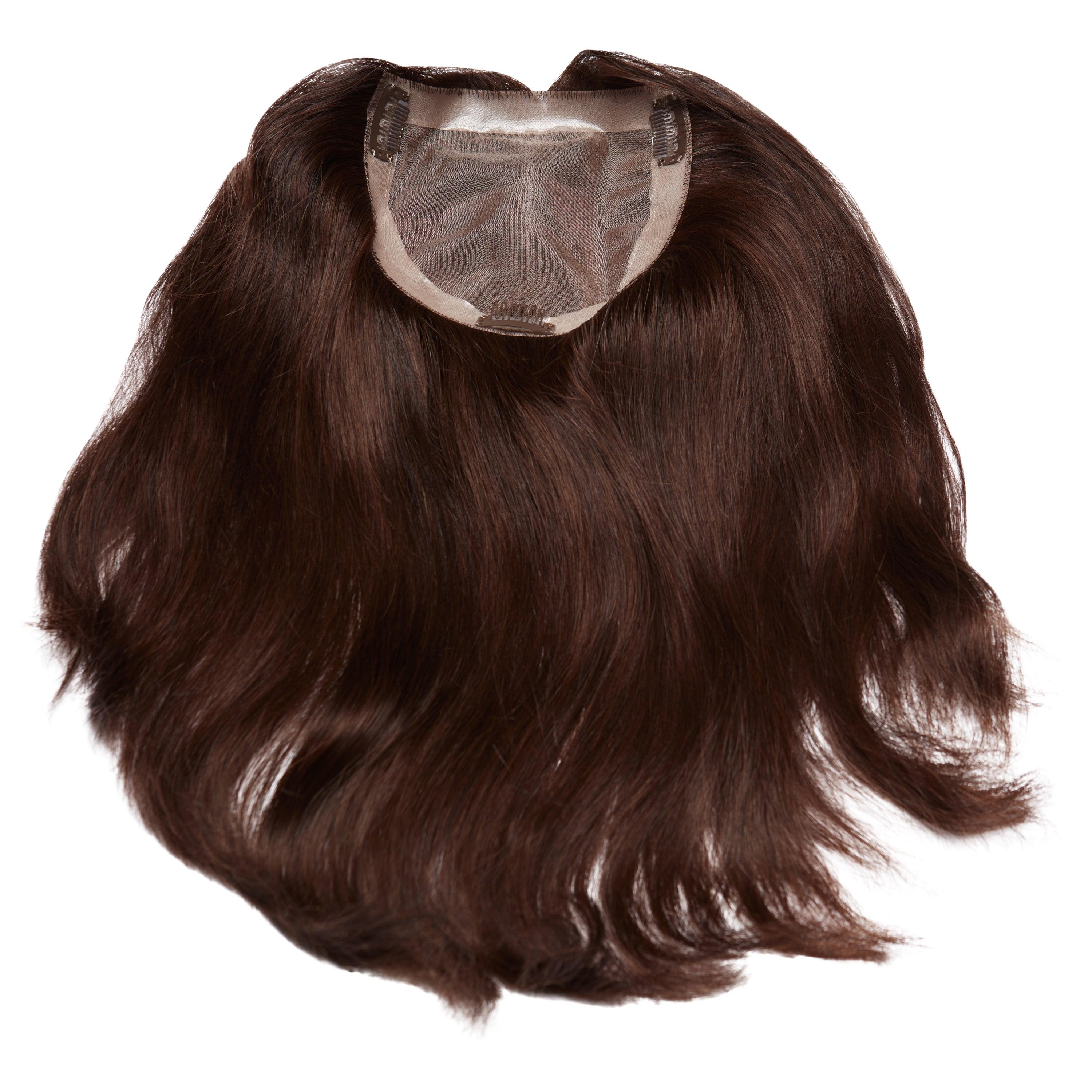 #4-6 DARK/MEDIUM BROWN LACE TOPPER - Fortune Wigs