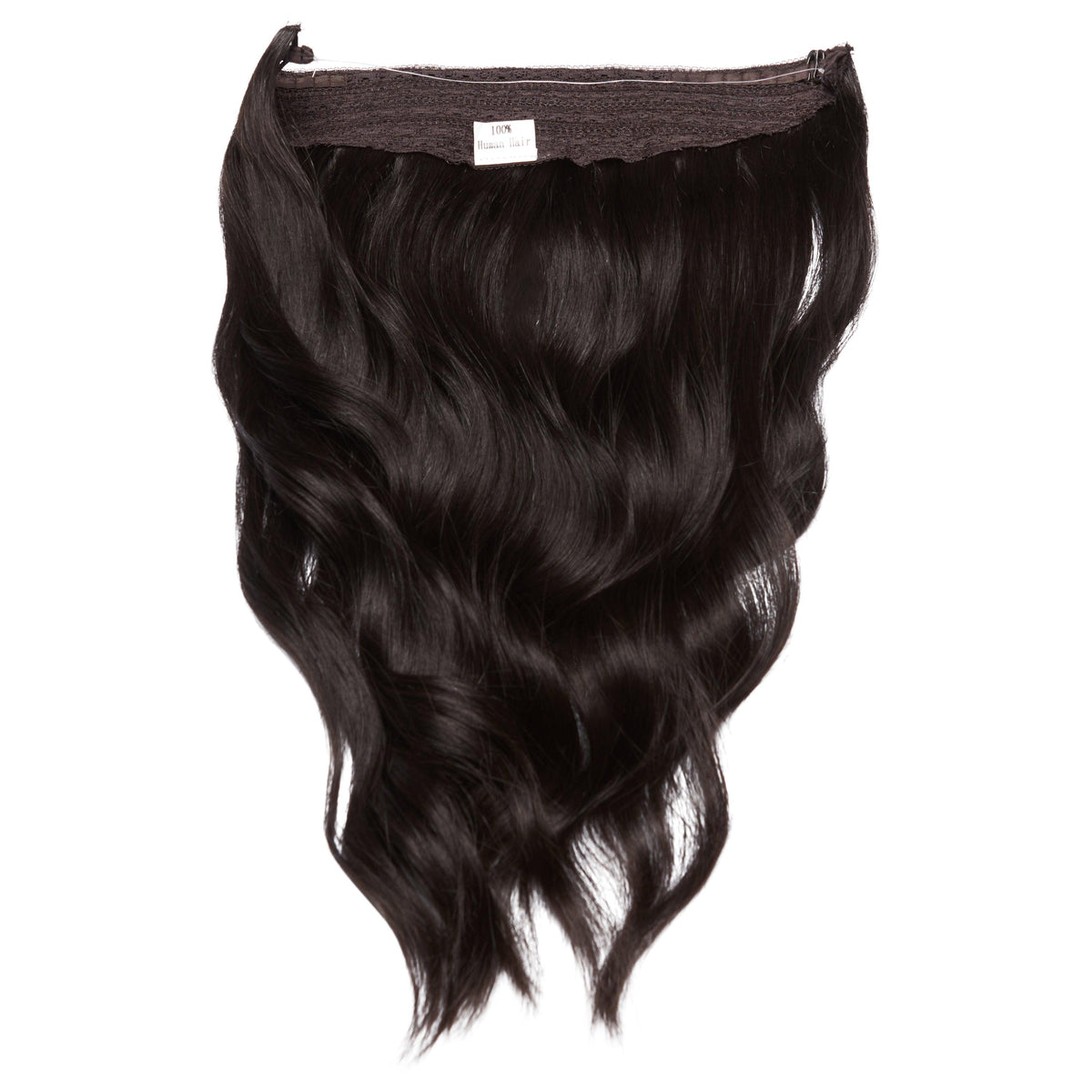 #1B DARKEST BROWN HALO EXTENSION - Fortune Wigs