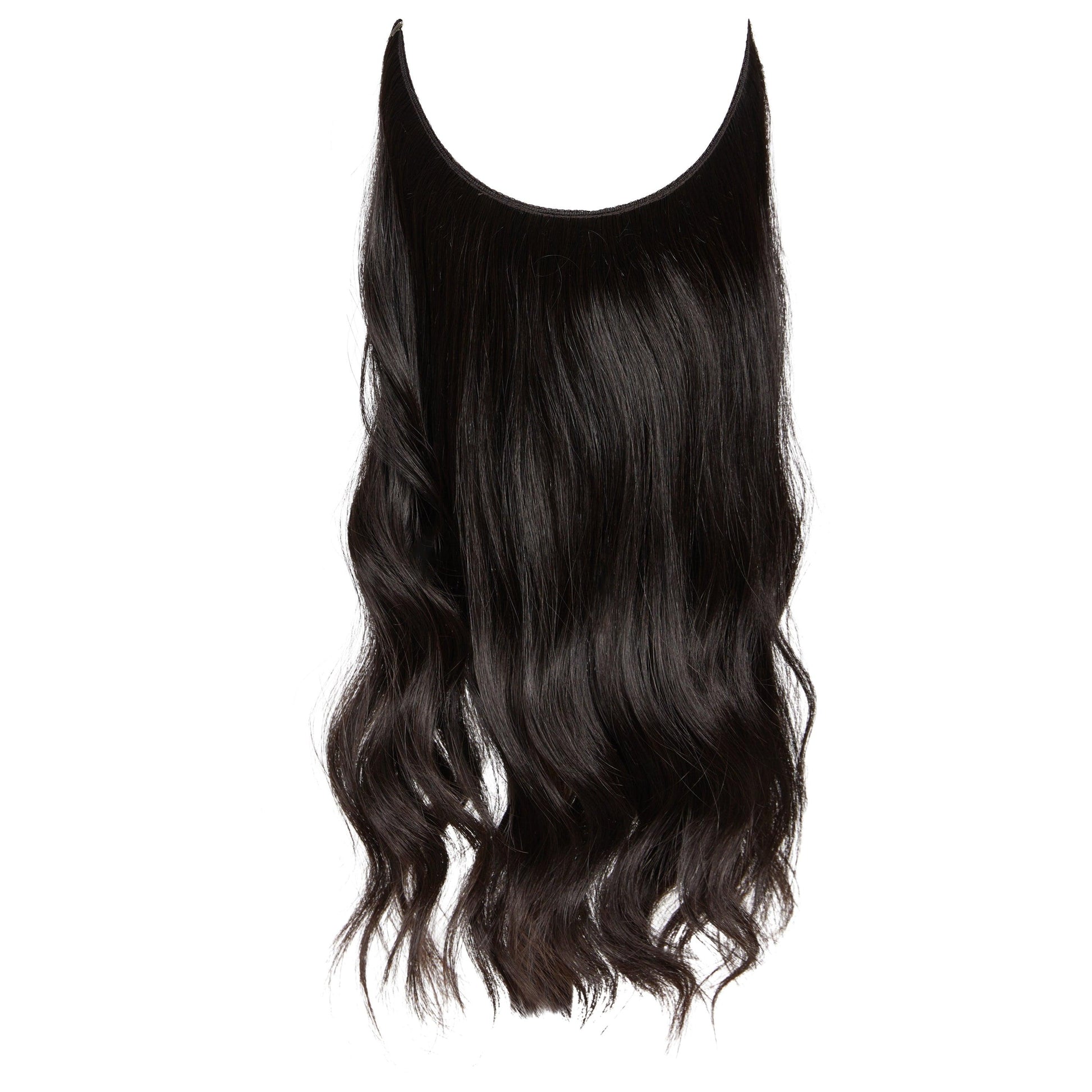 #1B DARKEST BROWN HALO EXTENSION - Fortune Wigs