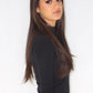 #4-6 DARK/MEDIUM BROWN HALO EXTENSION - Fortune Wigs