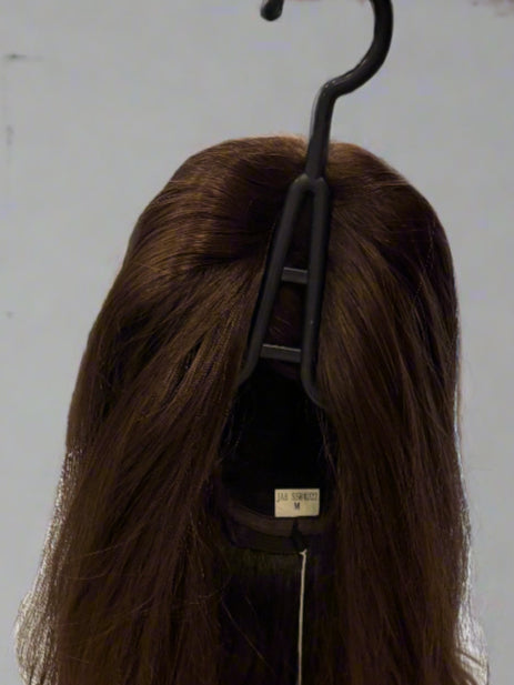 Canvas | Black Halo & Wig Travel Bag with Dual-Use Hanger