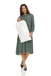 Faux Leather | White Wig Travel Bag with Dual-Use Hanger