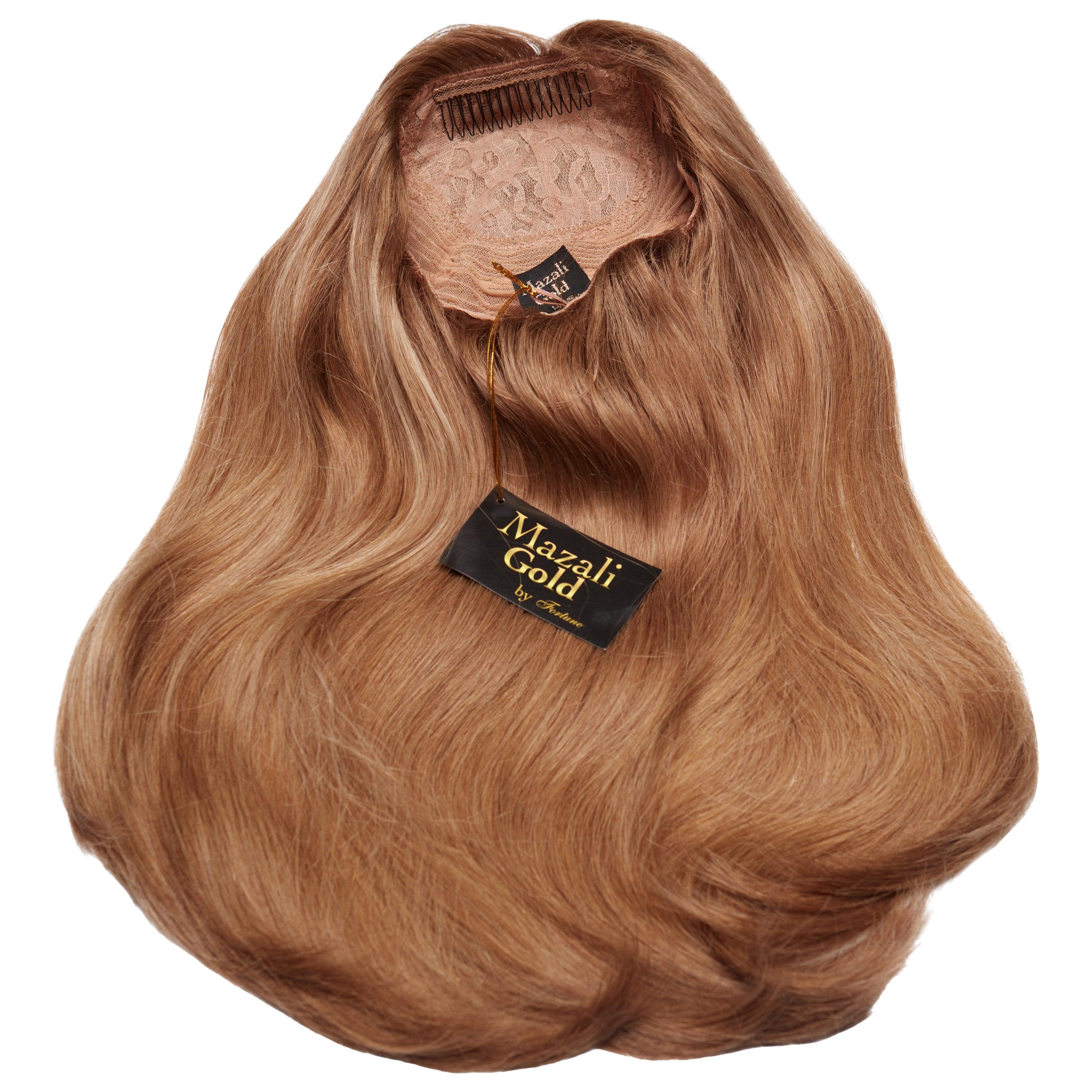 #24-14-12 BLONDEST BLONDE SILK FRENCH TOP WIGS - Fortune Wigs