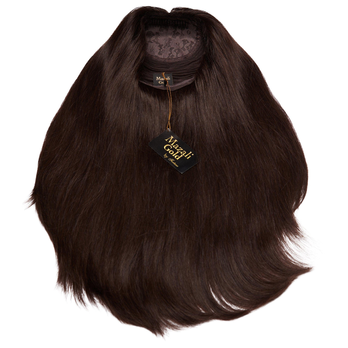 #2 DARK BROWN SILK FRENCH TOP WIGS - Fortune Wigs