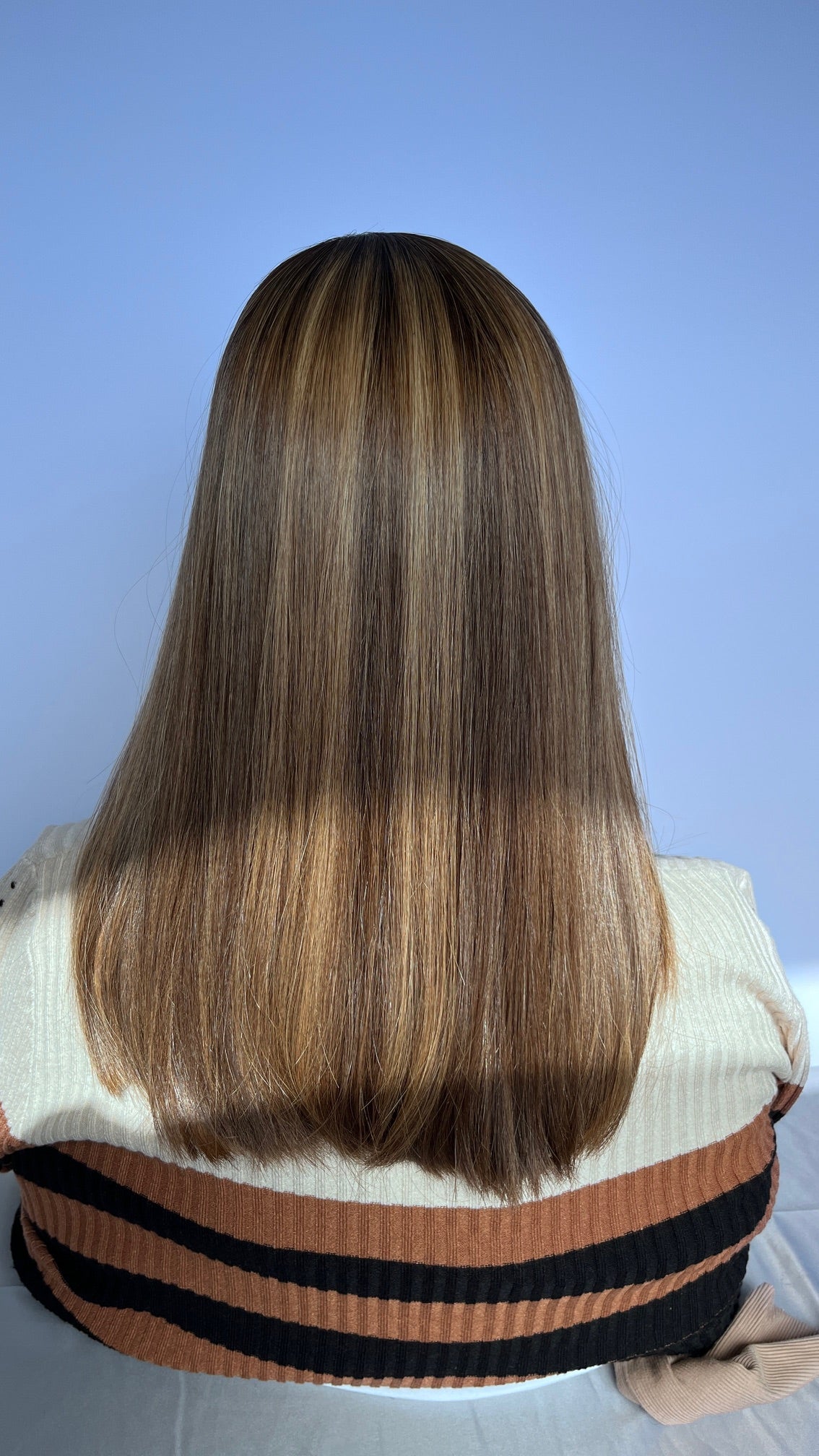 Pre-owned Irene wig, back view.
